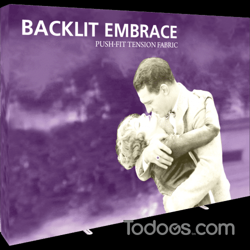 Embrace-10ft-Backlit-Full-Height-Push-Fit-Tension-Fabric-Display-Frame-Graphic-1