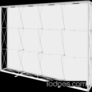 Embrace 10ft Backlit Full Height Push-Fit Tension Fabric Display (Frame + Graphic)