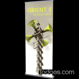 Orient 800 Standard Customizable Retractable Banner with Stand (Stand + Graphic)