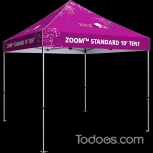 Zoom 10ft Aluminum Standard Popup Tent (Frame + Graphic)