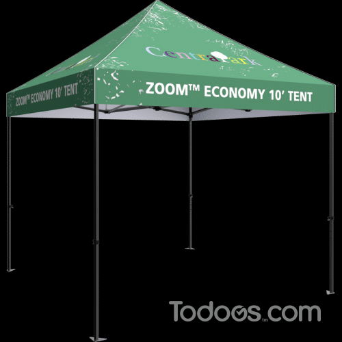 Zoom 10ft Steel Economy Popup Tent (Frame + Graphic)