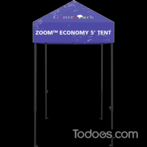 Zoom 5ft Steel Popup Tent (Frame + Graphic)