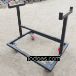 Heavy-duty steel makes steel barrier push carts tougher