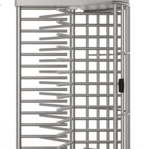 "Enable efficient employee and visitor access control with the Alvarado MST Galvanized Steel Electric Full Height Turnstile"