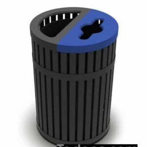 Solve your waste and recycling problems with one sleek and streamlined receptacle.